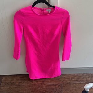 Hot pink going out dress